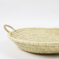 Moroccan Straw Woven Basket