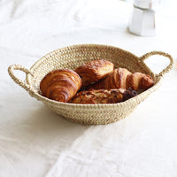 Moroccan Straw Woven Basket