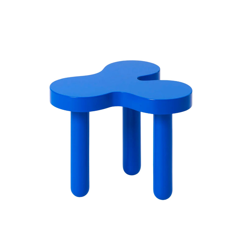 Blue Splat Side Table/Stool