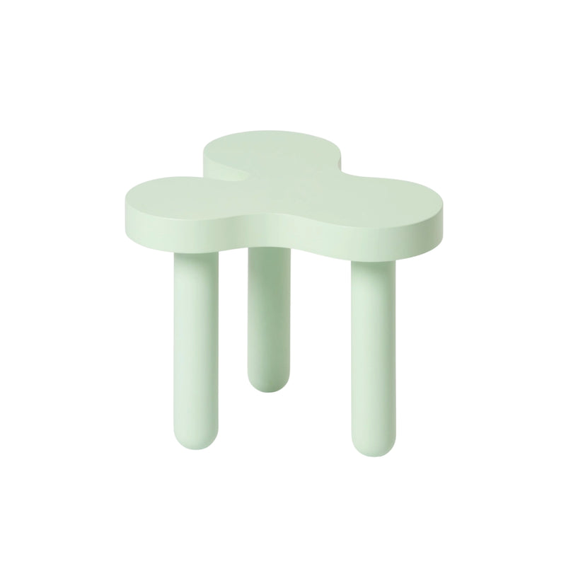 Mint Splat Side Table/Stool