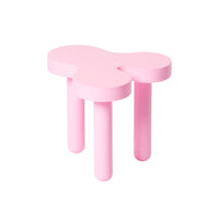 Pink Splat Side Table/Stool