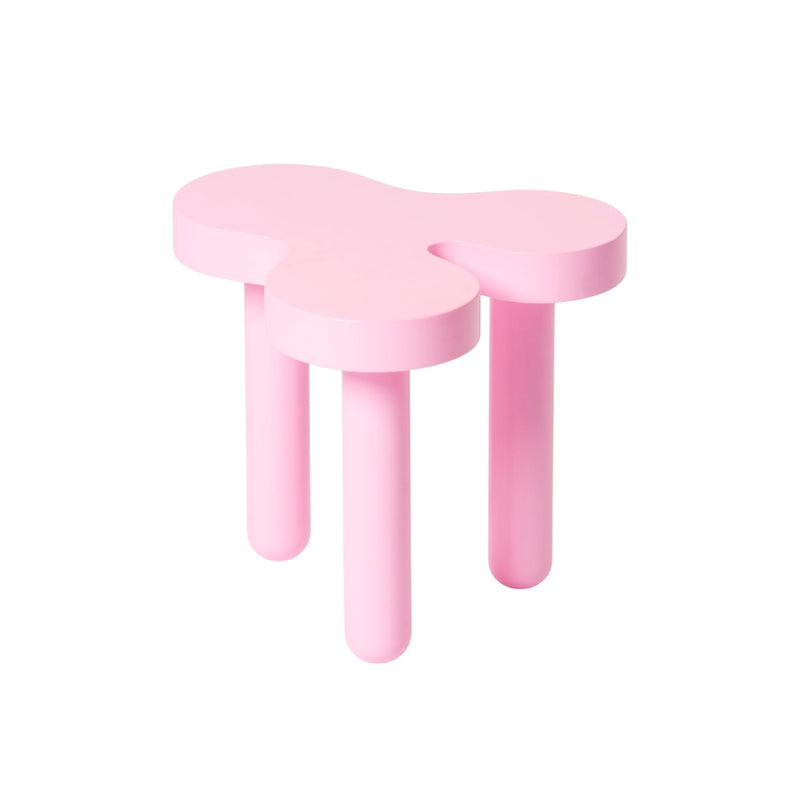 Pink Splat Side Table/Stool