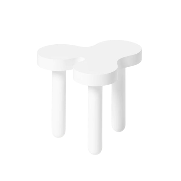 White Splat Side Table/Stool