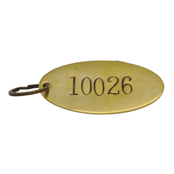 10026 Zipcode Large Keychain