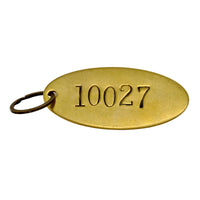 10027 Zipcode Large Keychain