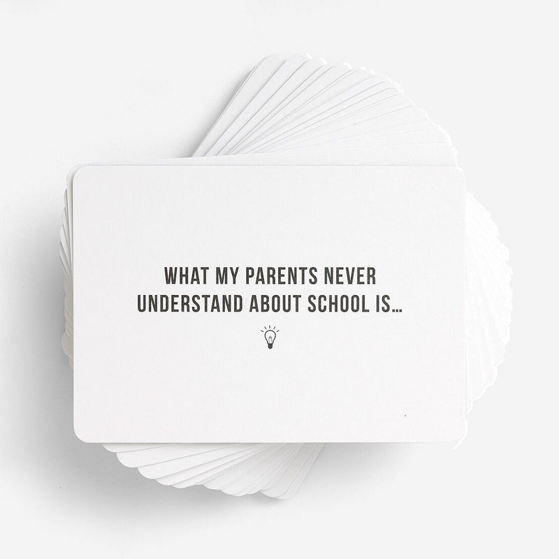 100 Family Questions Card Game