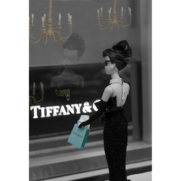 Breakfast at Tiffany's Vertical Barbie Photograph