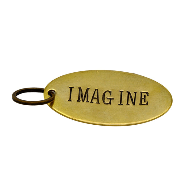 Imagine Large Keychain