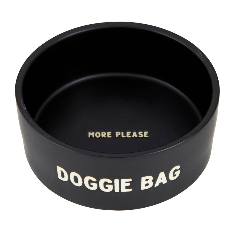 Matte Black Doggie Bag Bowl
