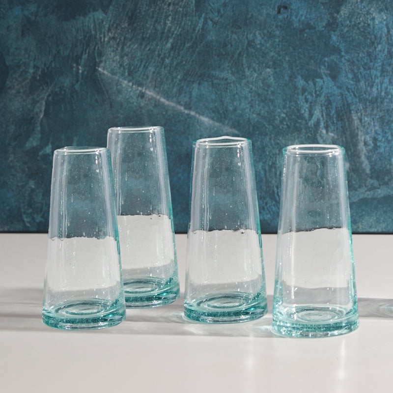 Moroccan Recycled Champagne Glasses