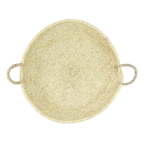 Moroccan Straw Woven Basket