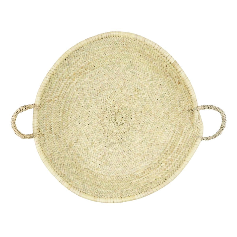 Moroccan Straw Woven Basket
