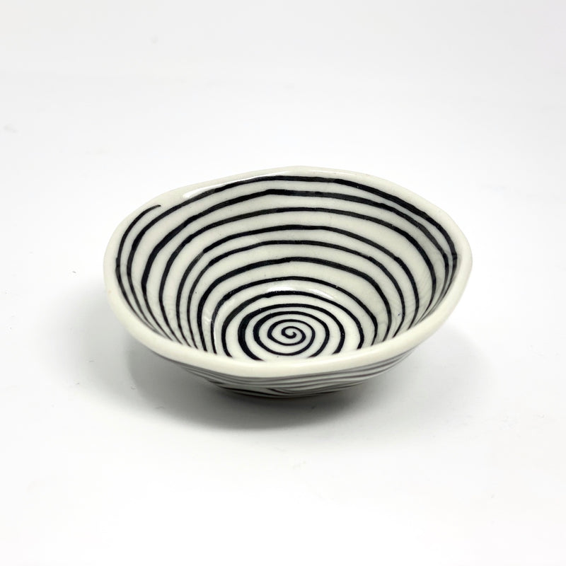 Black Circles Mini Bowl